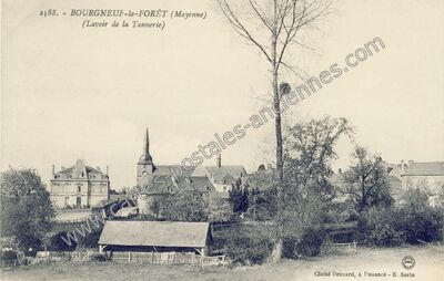 Carte postale ancienne La Tannerie — Le Bourgneuf-la-Forêt (Mayenne)