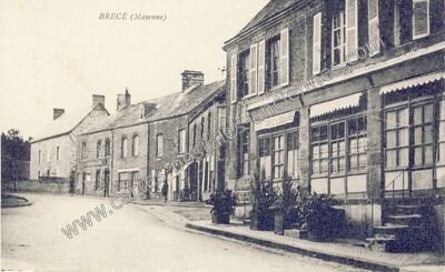Carte postale ancienne Brece — Brecé (Mayenne)
