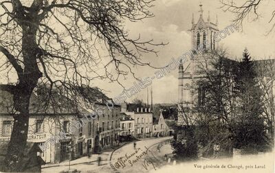 Carte postale ancienne Vue générale de Changé — Changé (Mayenne)