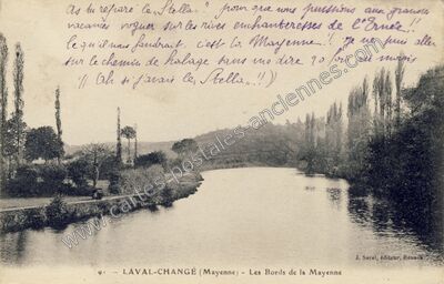 Carte postale ancienne Laval Change — Changé (Mayenne)