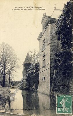 Carte postale ancienne Chateau de Montecler — Châtres-la-Forêt (Mayenne)