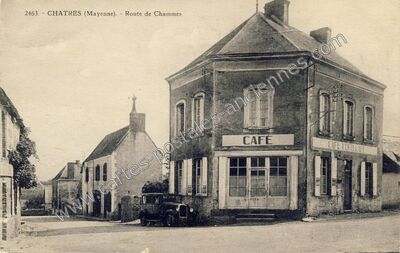 Carte postale ancienne Chatres — Châtres-la-Forêt (Mayenne)