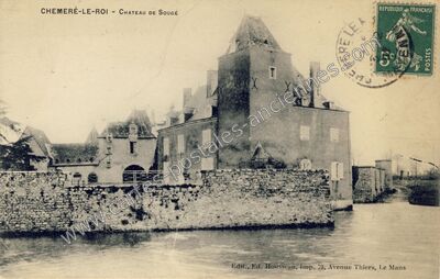 Carte postale ancienne Château de Sougé — Chémeré-le-Roi (Mayenne)
