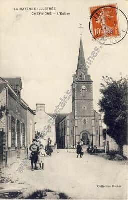 Carte postale ancienne Chevaigné-du-Maine