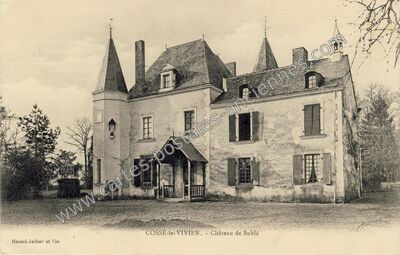 Carte postale ancienne Cossé-le-Vivien