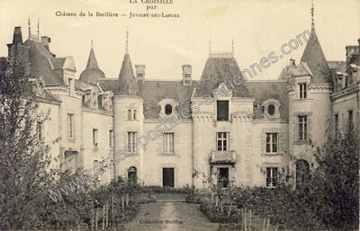 Carte postale ancienne Chateau de la Barillere — Juvigné (Mayenne)