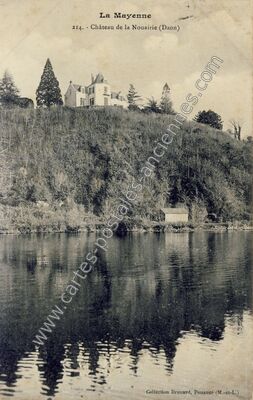 Carte postale ancienne Chateau de la Nouairie — Daon (Mayenne)
