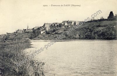 Carte postale ancienne Panorama — Daon (Mayenne)