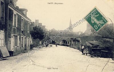 Carte postale ancienne Daon — Daon (Mayenne)