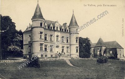Carte postale ancienne Chateau du Vallon — Entrammes (Mayenne)