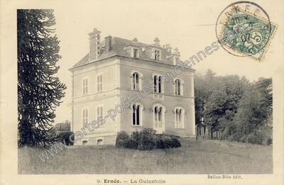 Carte postale ancienne La Guinefolle — Ernée (Mayenne)