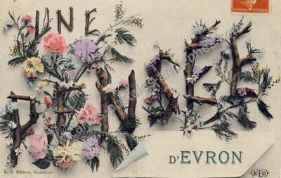 Carte postale ancienne Evron — Évron (Mayenne)