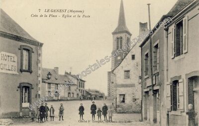 Carte postale ancienne Le Genest — Le Genest-Saint-Isle (Mayenne)