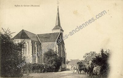 Carte postale ancienne Le Genest — Le Genest-Saint-Isle (Mayenne)