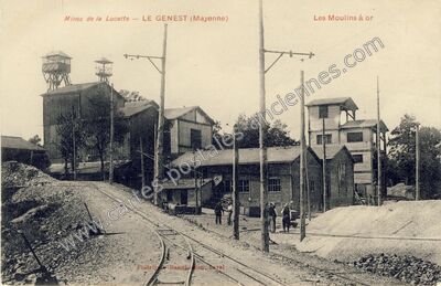 Carte postale ancienne Le Genest — Le Genest-Saint-Isle (Mayenne)