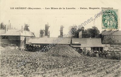 Carte postale ancienne Le Genest — Le Genest-Saint-Isle (Mayenne)