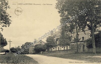 Carte postale ancienne Les Pelouses — Grez-en-Bouère (Mayenne)