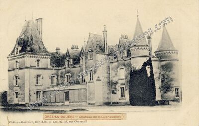 Carte postale ancienne La Guenaudiere — Grez-en-Bouère (Mayenne)