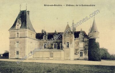 Carte postale ancienne La Guenaudiere — Grez-en-Bouère (Mayenne)