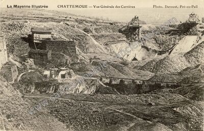 Carte postale ancienne Chattemoue — Javron-les-Chapelles (Mayenne)