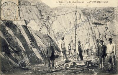 Carte postale ancienne Chattemoue — Javron-les-Chapelles (Mayenne)