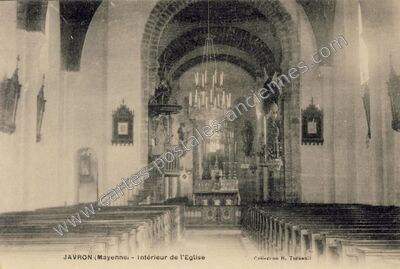 Carte postale ancienne Javron — Javron-les-Chapelles (Mayenne)