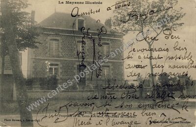 Carte postale ancienne Javron — Javron-les-Chapelles (Mayenne)