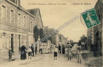 Carte postale ancienne Javron — Javron-les-Chapelles (Mayenne)