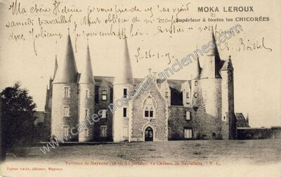 Carte postale ancienne Chateau de la Neuvillette — Jublains (Mayenne)