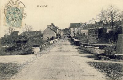Carte postale ancienne Juvigne — Juvigné (Mayenne)