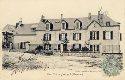 Carte postale ancienne Une Vue — Juvigné (Mayenne)