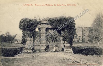 Carte postale ancienne Chateau de Bois Frou — Lassay-les-Châteaux (Mayenne)