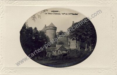 Carte postale ancienne Chateau de Lassay — Lassay-les-Châteaux (Mayenne)