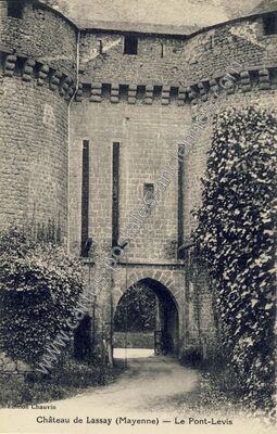Carte postale ancienne Chateau de Lassay — Lassay-les-Châteaux (Mayenne)