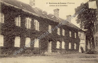 Carte postale ancienne La Griveliere — Lassay-les-Châteaux (Mayenne)
