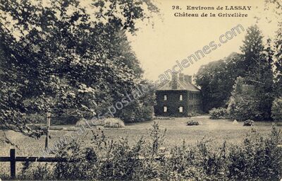 Carte postale ancienne La Griveliere — Lassay-les-Châteaux (Mayenne)
