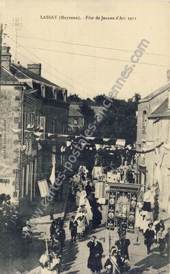 Carte postale ancienne Lassay f — Lassay-les-Châteaux (Mayenne)