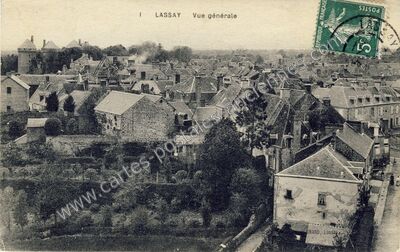 Carte postale ancienne Lassay — Lassay-les-Châteaux (Mayenne)