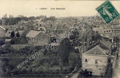 Carte postale ancienne Lassay — Lassay-les-Châteaux (Mayenne)