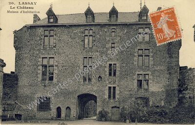 Carte postale ancienne Lassay — Lassay-les-Châteaux (Mayenne)