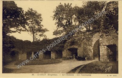 Carte postale ancienne Lassay — Lassay-les-Châteaux (Mayenne)