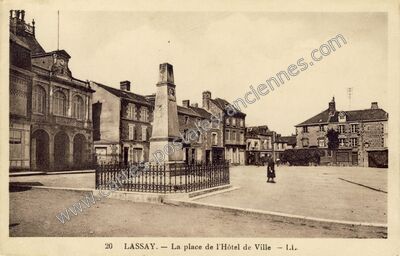 Carte postale ancienne Lassay — Lassay-les-Châteaux (Mayenne)