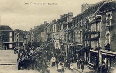 Carte postale ancienne Lassay — Lassay-les-Châteaux (Mayenne)
