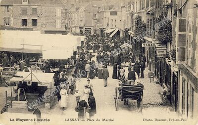 Carte postale ancienne Lassay — Lassay-les-Châteaux (Mayenne)