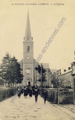 Carte postale ancienne Lassay — Lassay-les-Châteaux (Mayenne)