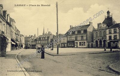 Carte postale ancienne Lassay — Lassay-les-Châteaux (Mayenne)