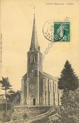 Carte postale ancienne Lassay — Lassay-les-Châteaux (Mayenne)