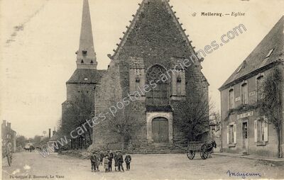 Carte postale ancienne Melleray — Lassay-les-Châteaux (Mayenne)
