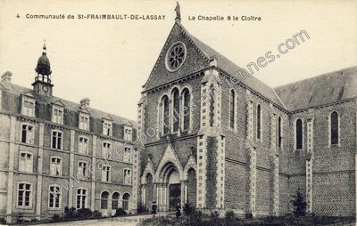 Carte postale ancienne St Fraimbault de Lassay — Lassay-les-Châteaux (Mayenne)