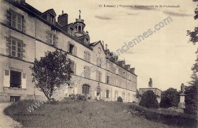 Carte postale ancienne St Fraimbault de Lassay — Lassay-les-Châteaux (Mayenne)